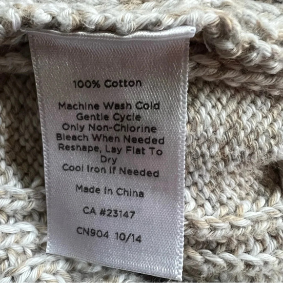 TALBOTS| Loose Cable Knit Cardigan Open Front Sweater size extra small - Picture 15 of 15